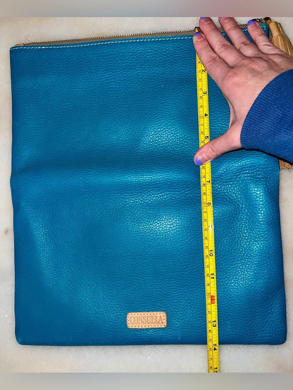 Consuela Peacock/Brandy Zipper Pouch - Picture 4 of 5